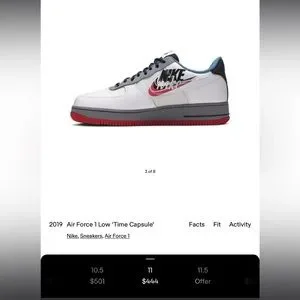 ★ Nike ★ Air Force 1 Low 'Time Capsule' FZ3597-133] Womens Nike AIR FORCE 1 LOW '07SAIL SESAME' (W